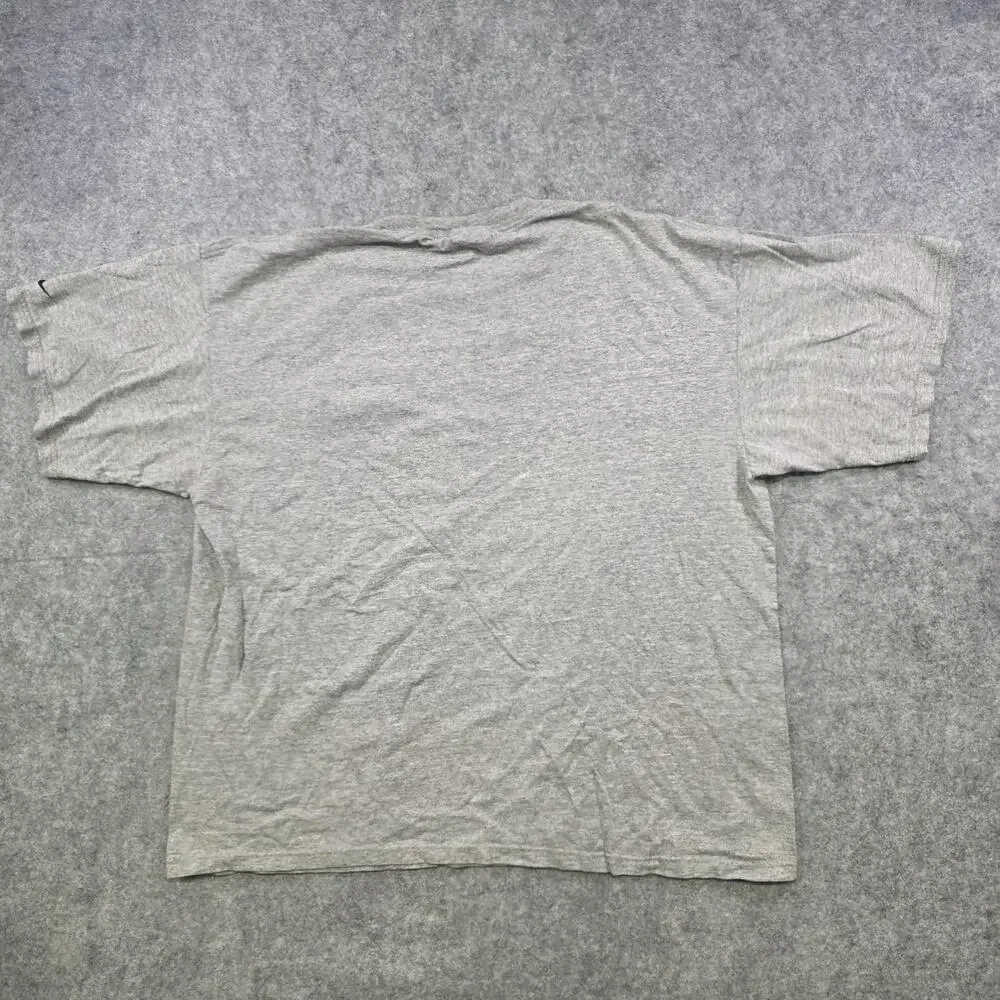 Vintage 90s UConn Huskies T Shirt Mens XL Gray NCAA Basketball Nike Graphic 90s‎